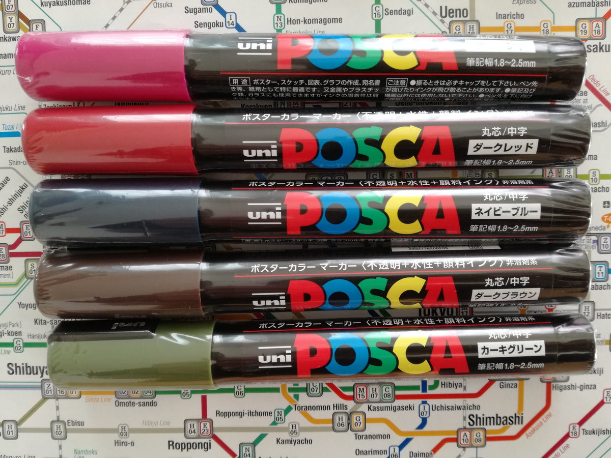 Uni Posca PC5M 三菱鉛筆 PC5Mポスカ中字 – MarkerEki