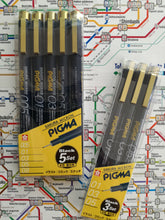Load image into Gallery viewer, Sakura Pigma Drawing Pens ESDK サクラピグマペン
